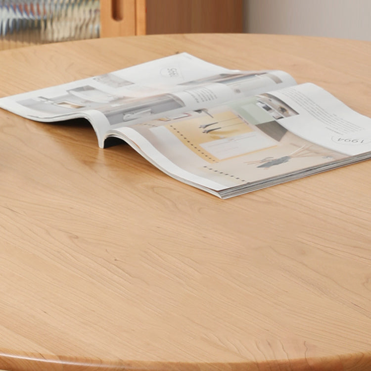 1/2/3/4 Pcs Wood Modern Dining Room Set with Round Table Dinette Set