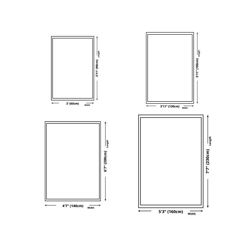 Tapis de tapis gris polyester moderne tapis de support sans glissement pour salle