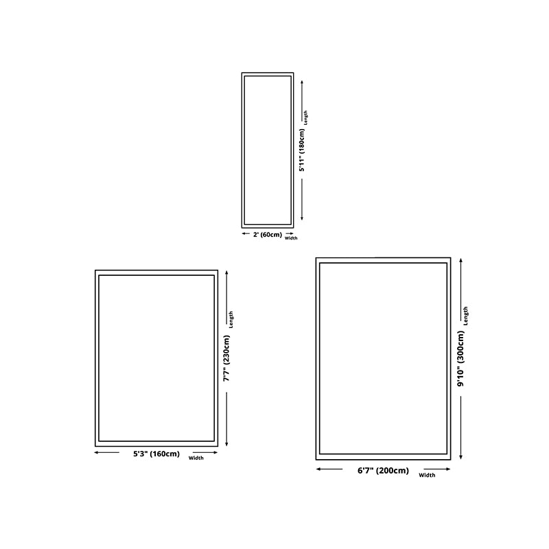 Light Grey Modern Rug Polyester Line Rug Stain Resistant Rug for Living Room