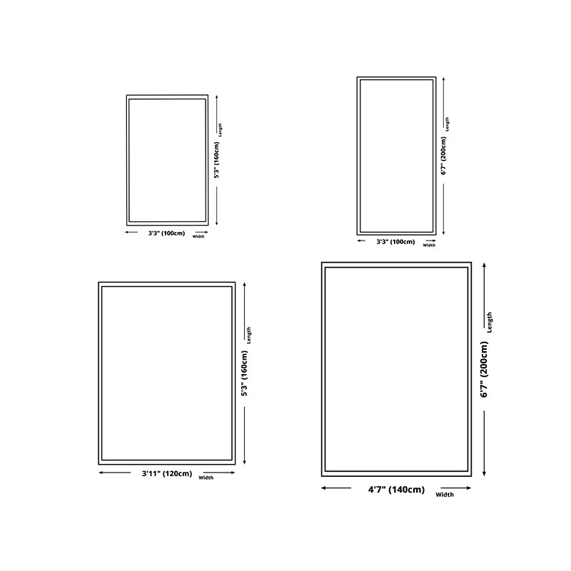 Tapis moderne gris polyester le tapis lavable à franges irréguliers pour décoration intérieure