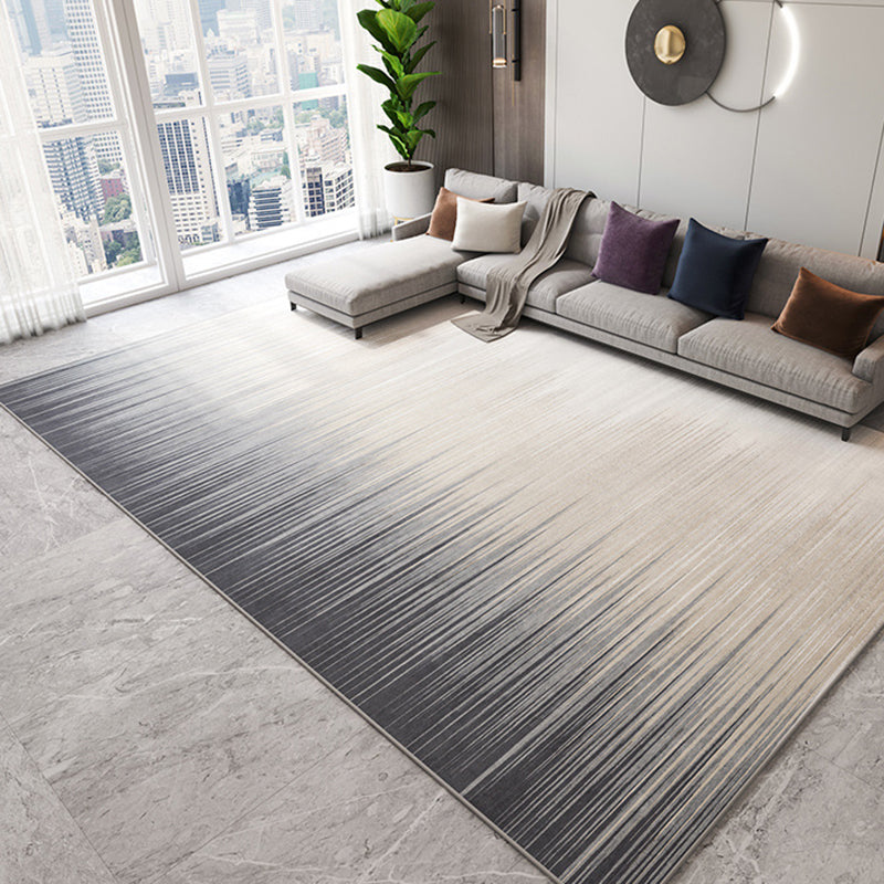 Light Brown Modern Rug Blending Color Piece Rug Washable Rug for Living Room