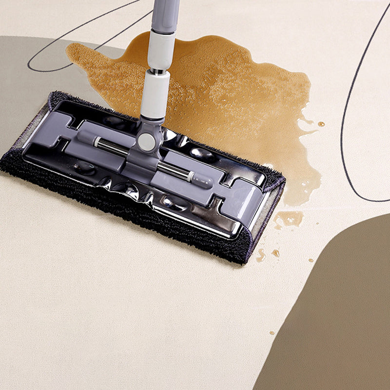 Light Gray Modern Rug Blending Striep Rug Stain Resistant Rug for Drawing Room