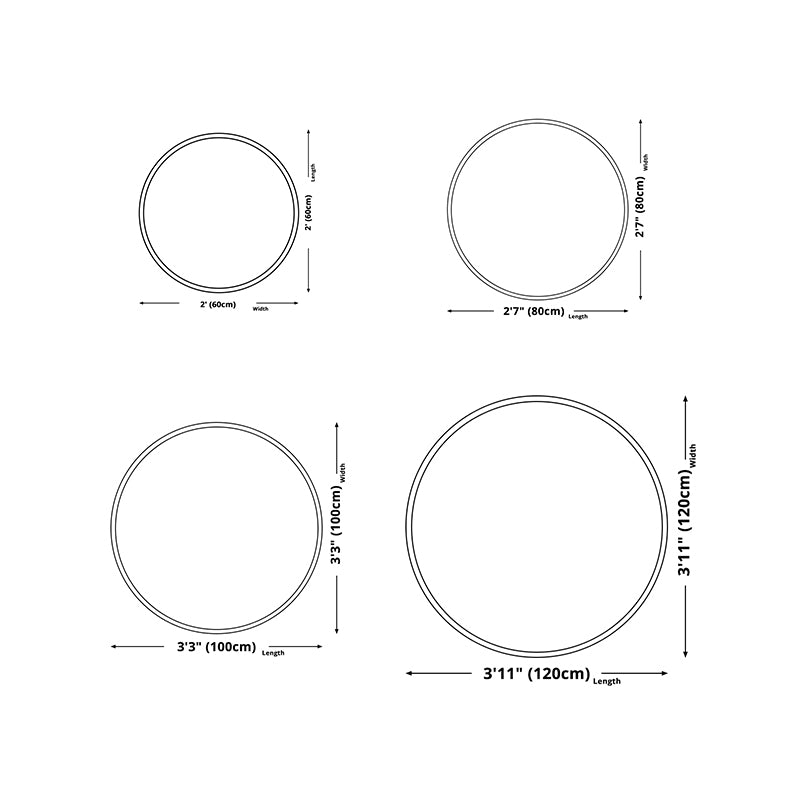Retro etnische stijl ronde tapijt polyester tapijt vlek resistent tapijt voor woonkamer slaapkamer