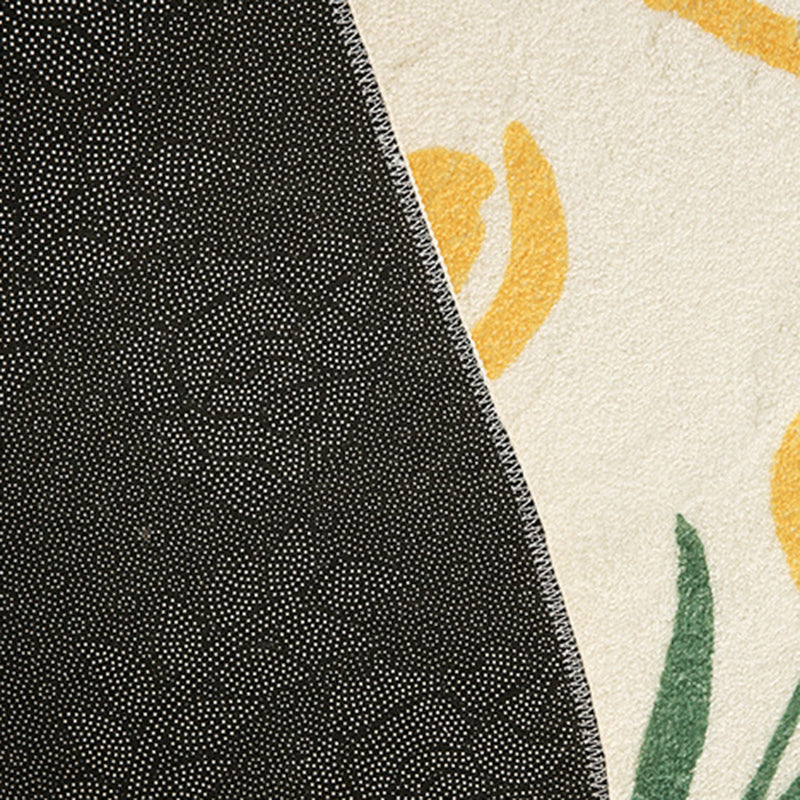 Tapis de blocage de couleur postmoderne Polyester Rapier intérieur Risque de zone lavable pour la décoration intérieure