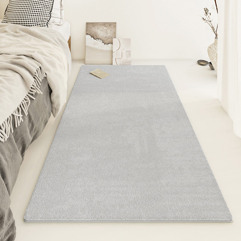 Tapis moderne gris Tapis de couleur de couleur unie à modernes pour le salon