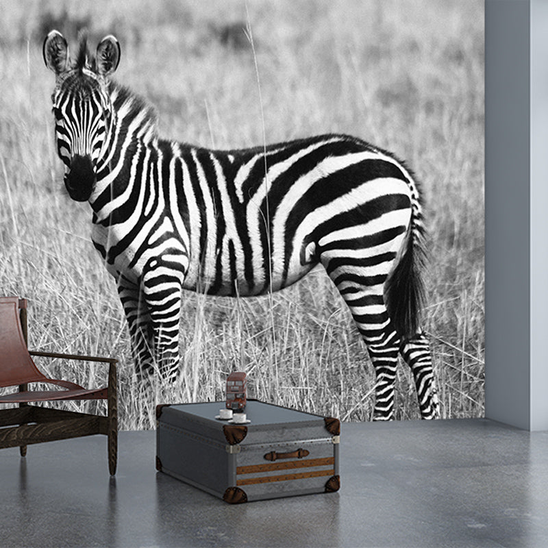 Contemporary Style Wild Animal Mural Horizontal Photography Sitting Room Wall Mural