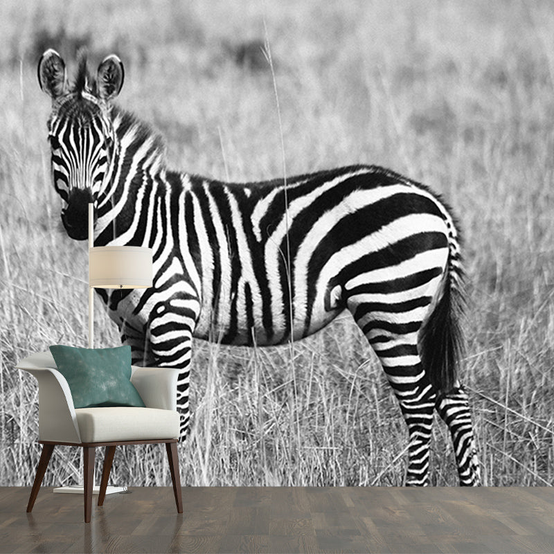 Contemporary Style Wild Animal Mural Horizontal Photography Sitting Room Wall Mural