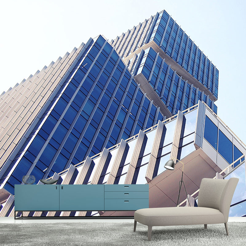 Study Room Contemporary Building Mural Horizontal Photography Wall Mural