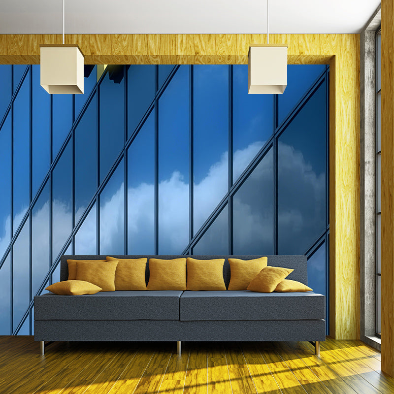 Building Mural Contemporary Style Horizontal Photography Study Room Wall Mural