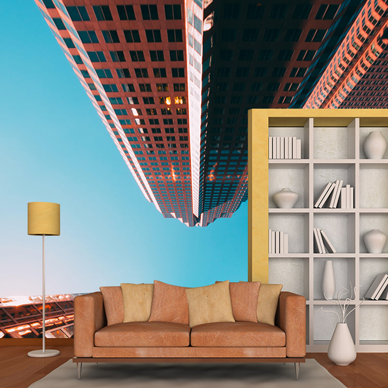 Building Mural Contemporary Style Horizontal Photography Study Room Wall Mural