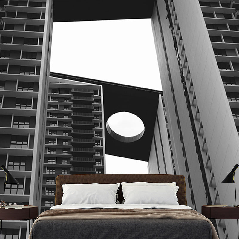 Contemporary Building Mural Horizontal Photography Bedroom Wall Mural