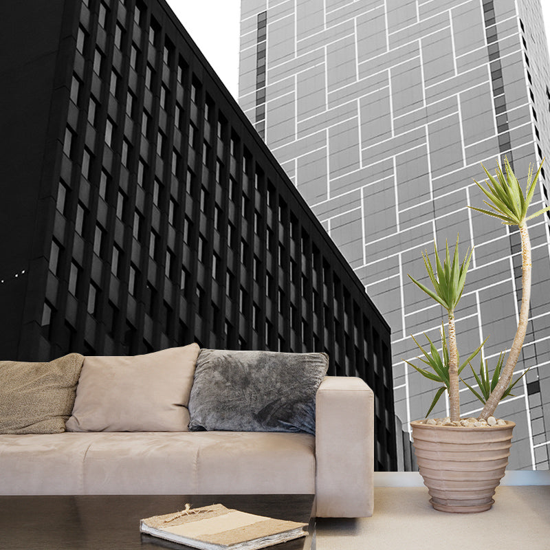 Building Scene Contemporary Style Building Mural Horizontal Photography Bedroom Wall Mural