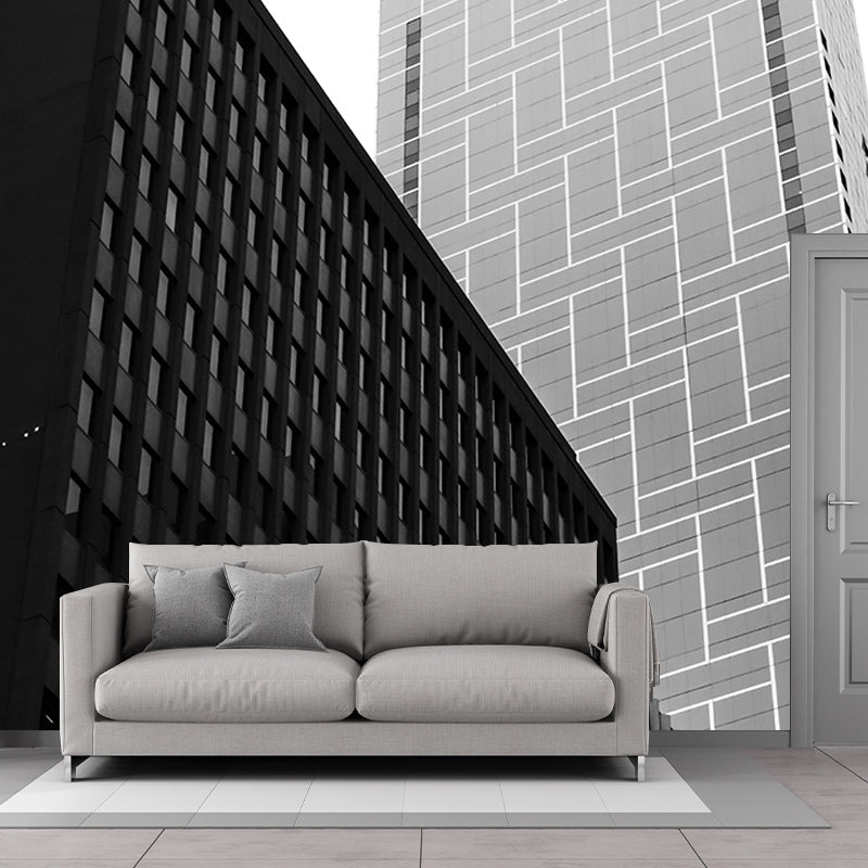 Building Scene Contemporary Style Building Mural Horizontal Photography Bedroom Wall Mural