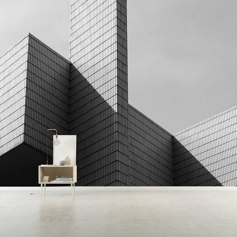 Photography Building Contemporary Style Building Mural Horizontal Room Wall Mural