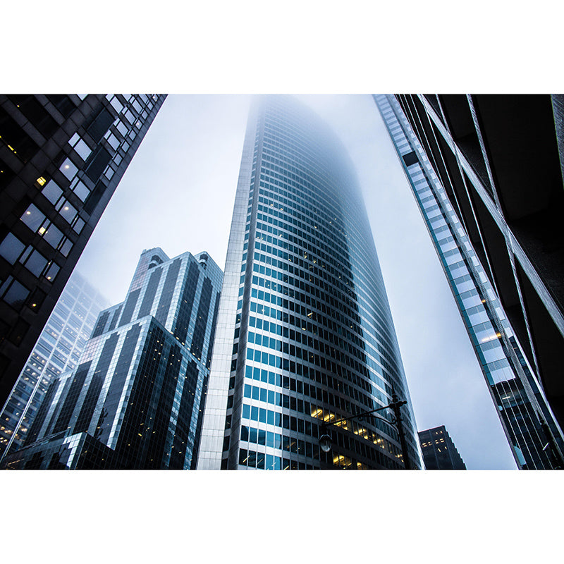 Photography Building Contemporary Style Building Mural Horizontal Room Wall Mural