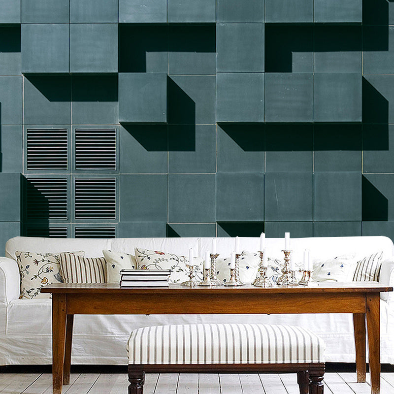 Living Room Contemporary Style Building Mural Horizontal Photography Wall Mural