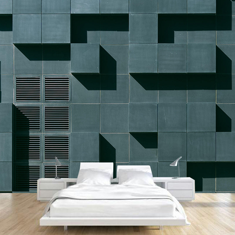 Living Room Contemporary Style Building Mural Horizontal Photography Wall Mural