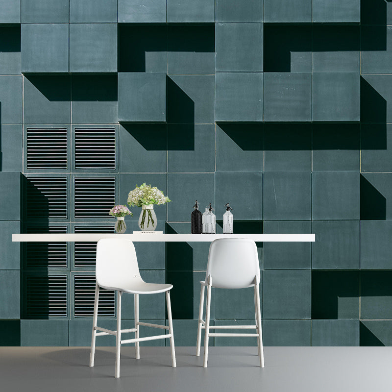 Living Room Contemporary Style Building Mural Horizontal Photography Wall Mural