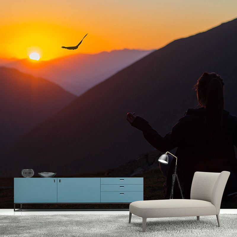 Scene Mountain Contemporary Mural Horizontal Photography Bedroom Wall Mural