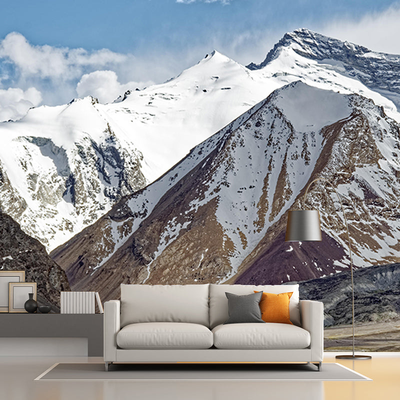 Mountain Scene Contemporary Mural Horizontal Photography Room Wall Mural