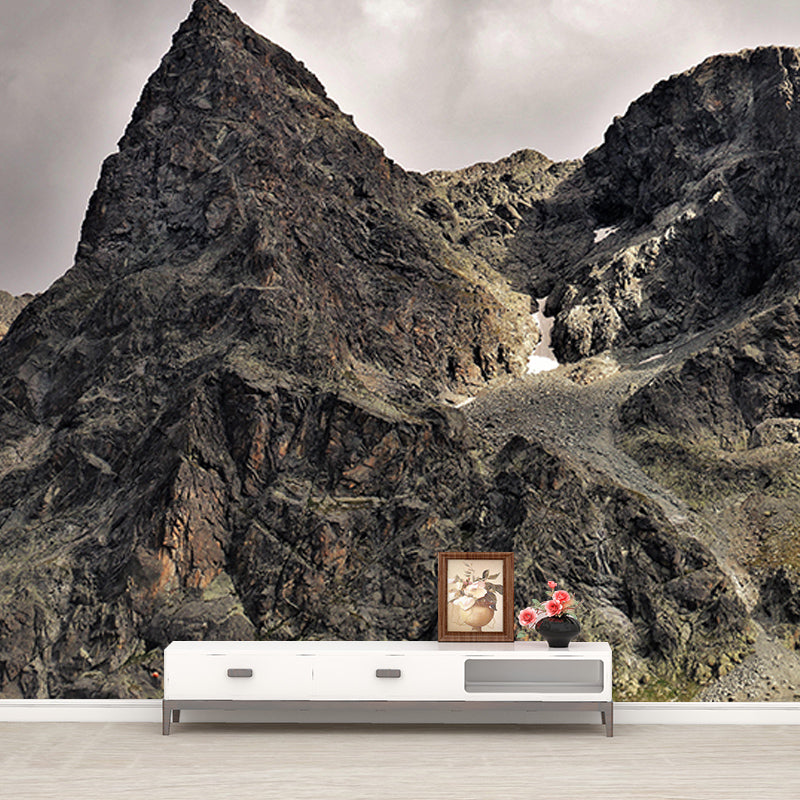 Sky Mountain Contemporary Mural Horizontal Photography Living Room Wall Mural