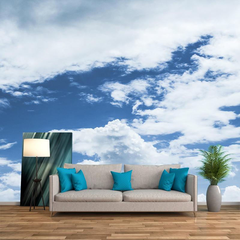 Sky Cloud Customized Sky Wall Mural Mildew Resistant Wallpaper for Wall Decor
