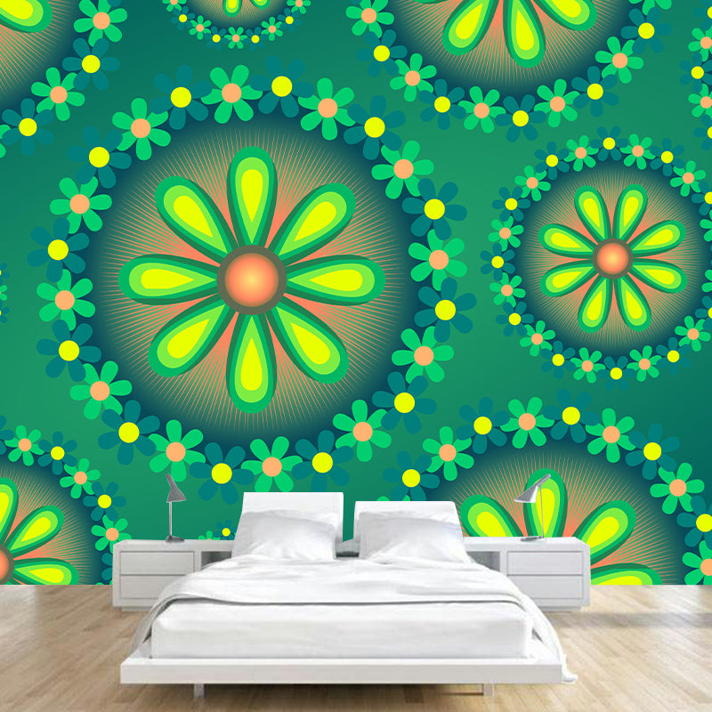 Tropical Plant Mural Mildew Resistant Wallpaper for Wall Decor