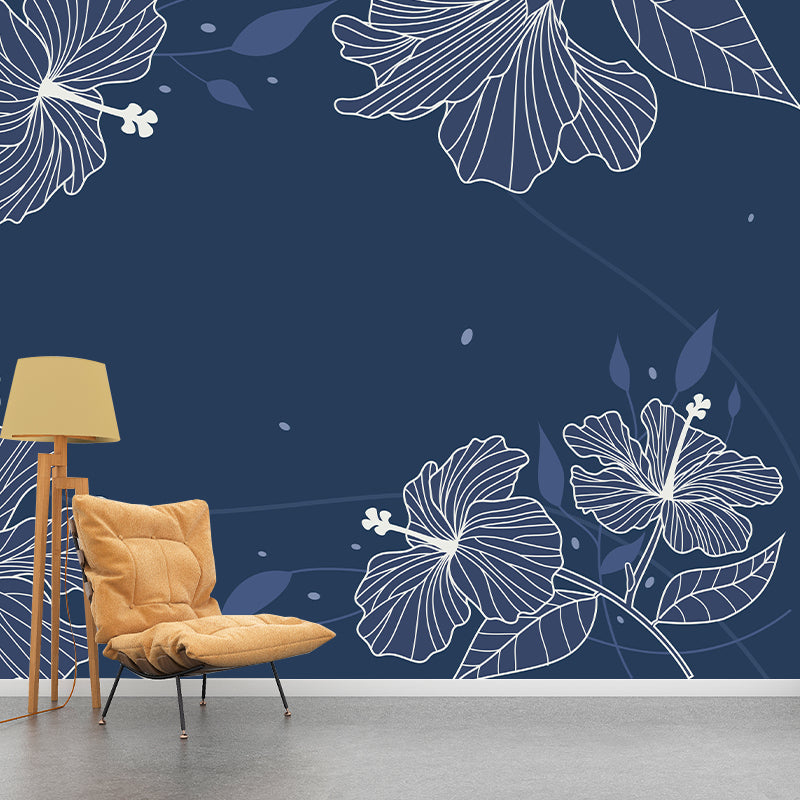 Fancy Mildew Tropical Wall Mural Resistant Wallpaper for Home Decor