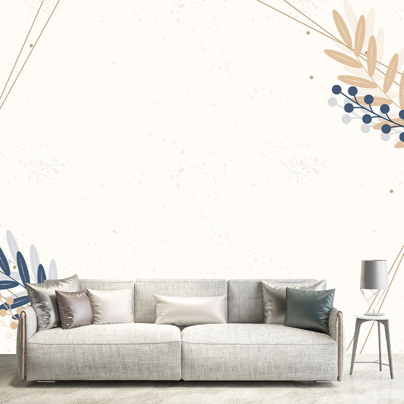 Fancy Mildew Tropical Wall Mural Resistant Wallpaper for Home Decor