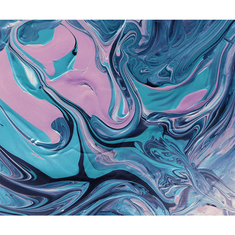 Abstract Contemporary Wall Mural Mildew Resistant Wallpaper for Sitting Room