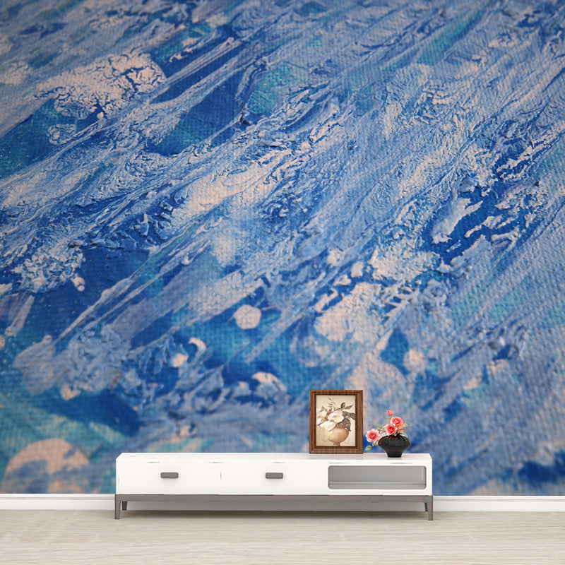 Oil Painting Abstract Wall Mural Mildew Resistant Wallpaper for Wall Decor