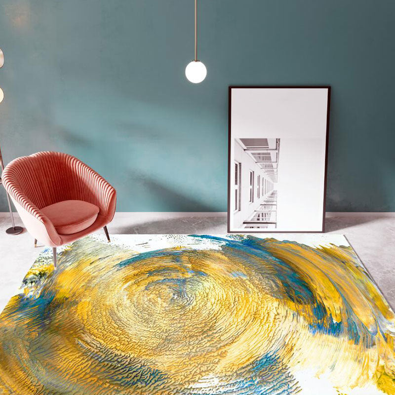 Magnifico tappeto in poliestere di tappeto moderno tappeto resistente alle macchie per la decorazione della casa