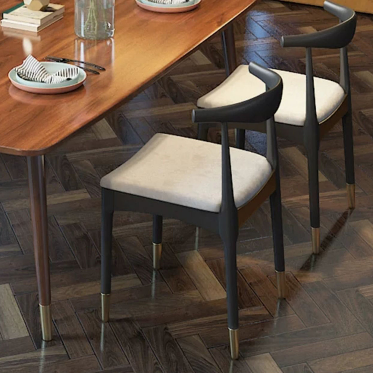 Industrial 1/2/5 Pieces Dining Set Solid Wood Dining Furniture Set /Separate Items