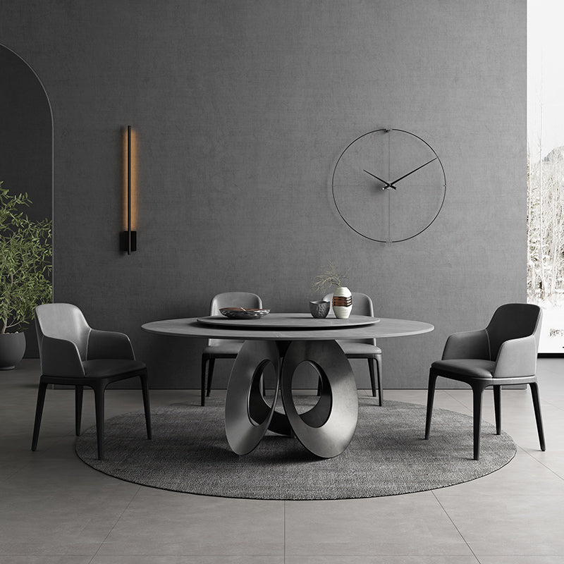 Modern 1/4/5/7 Pieces Dining Set Sintered Stone Round Dining Furniture Set /Separate Items