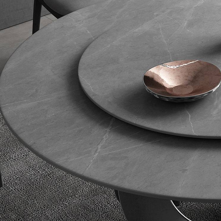 Modern 1/4/5/7 Pieces Dining Set Sintered Stone Round Dining Furniture Set /Separate Items