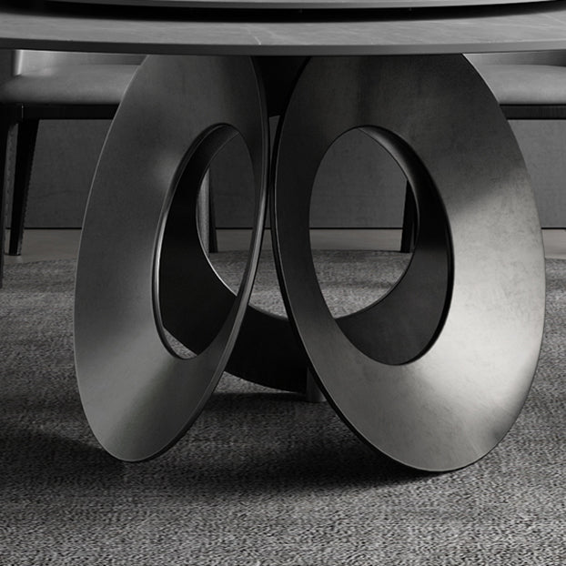 Modern 1/4/5/7 Pieces Dining Set Sintered Stone Round Dining Furniture Set /Separate Items