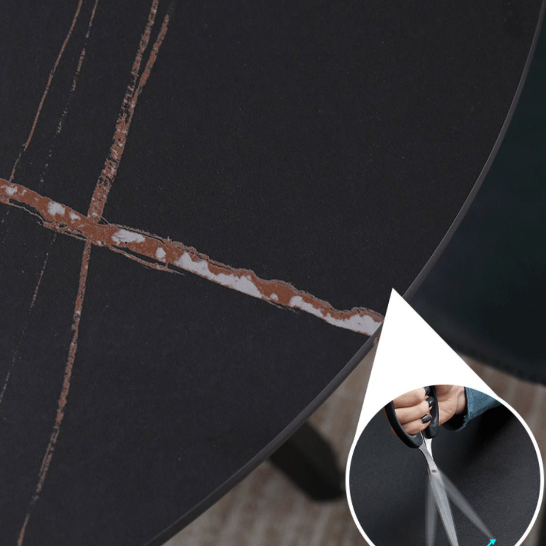 Modern 1/2/3/4/5 Pieces Dining Set Sintered Stone Dining Table for Home Use