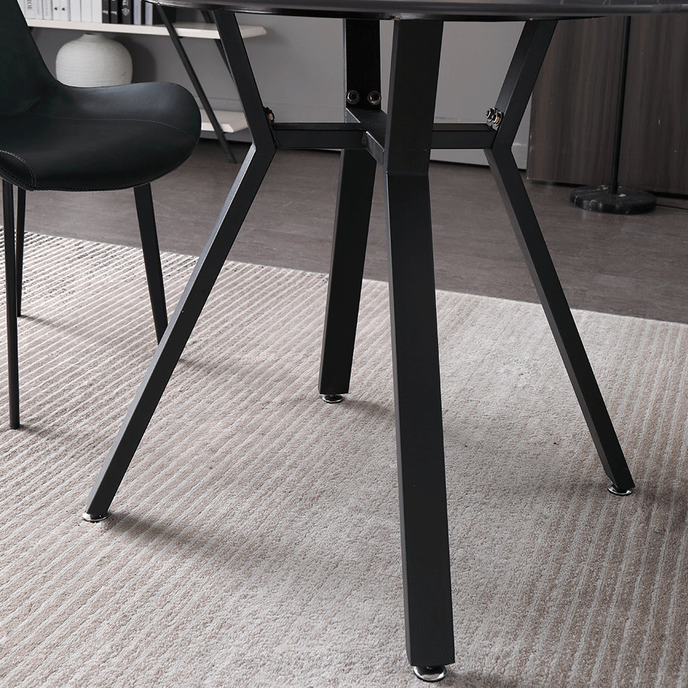 Modern 1/2/3/4/5 Pieces Dining Set Sintered Stone Dining Table for Home Use