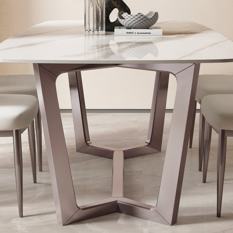 Nordic 1/2/4/5/7 Pieces Dining Set with Dining Table and Leather Chairs Dinette Set