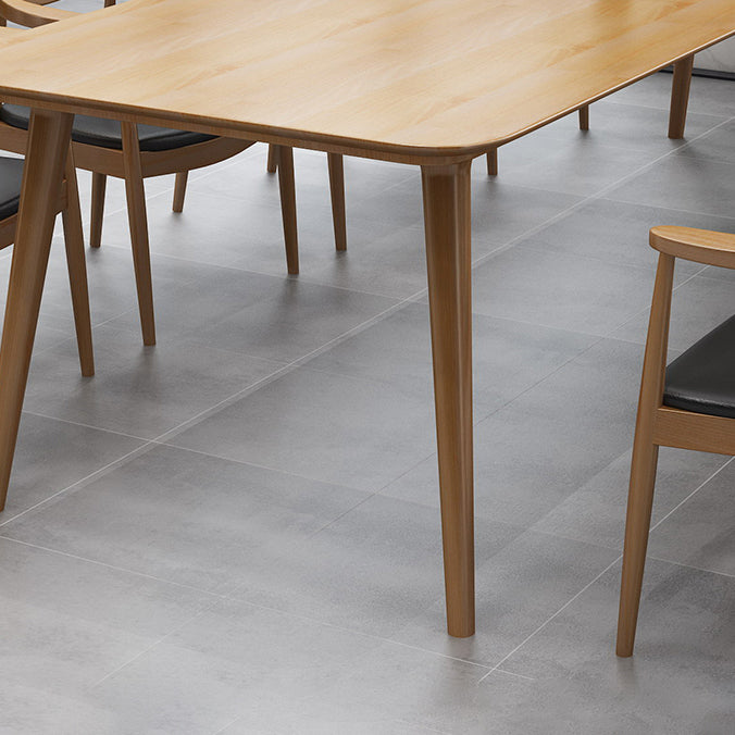 Solid Wood Contemporary Dining Table Rectangle Table with 4 Legs