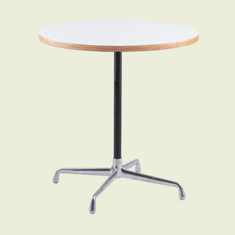 Table à manger de style industriel Table à manger standard à la hauteur avec base de piédestal pour la maison