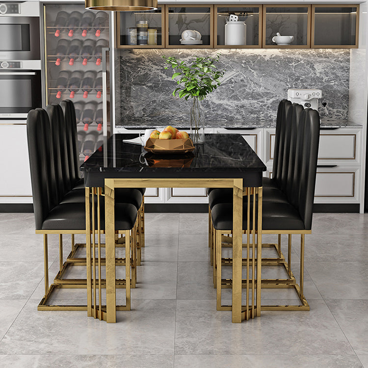 Modern 1/2/7/9 Pieces Dining Set Marble Dining Furniture Set /Separate Items