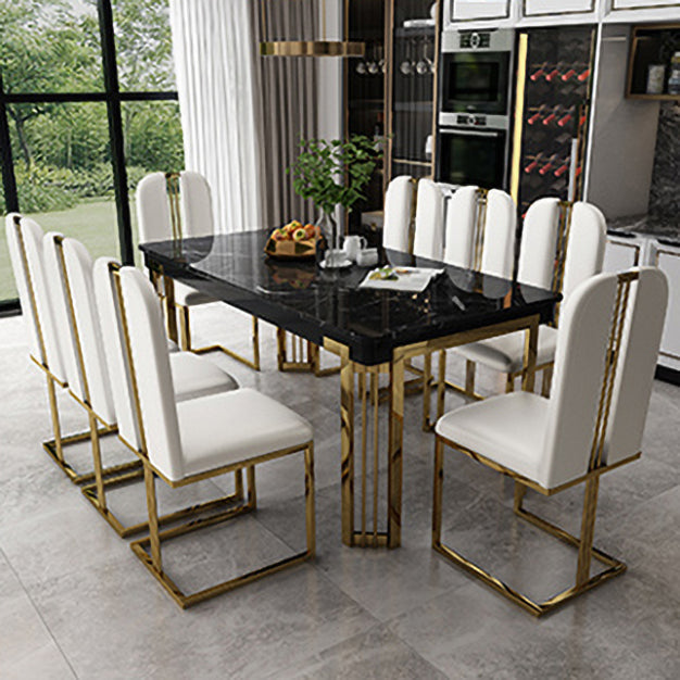 Modern 1/2/7/9 Pieces Dining Set Marble Dining Furniture Set /Separate Items
