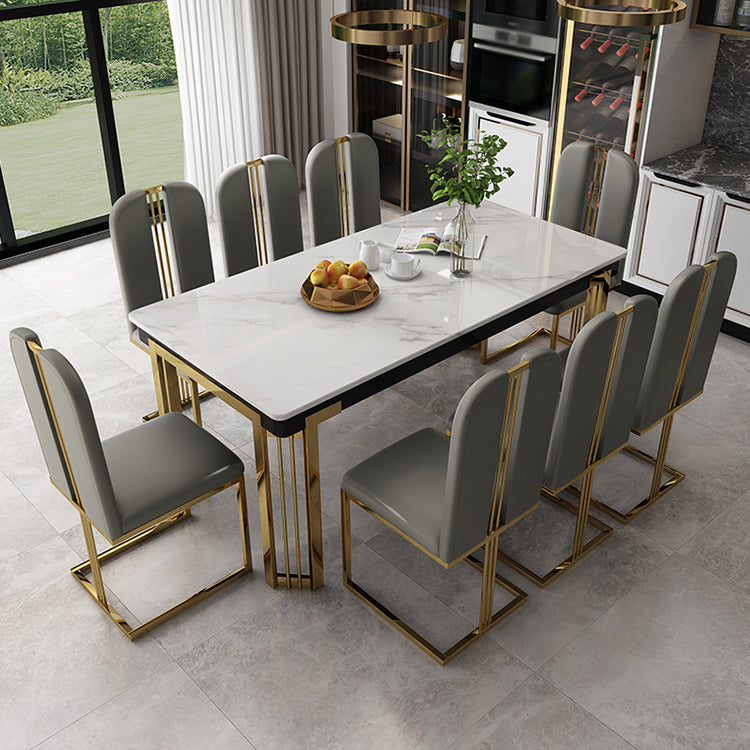 Modern 1/2/7/9 Pieces Dining Set Marble Dining Furniture Set /Separate Items
