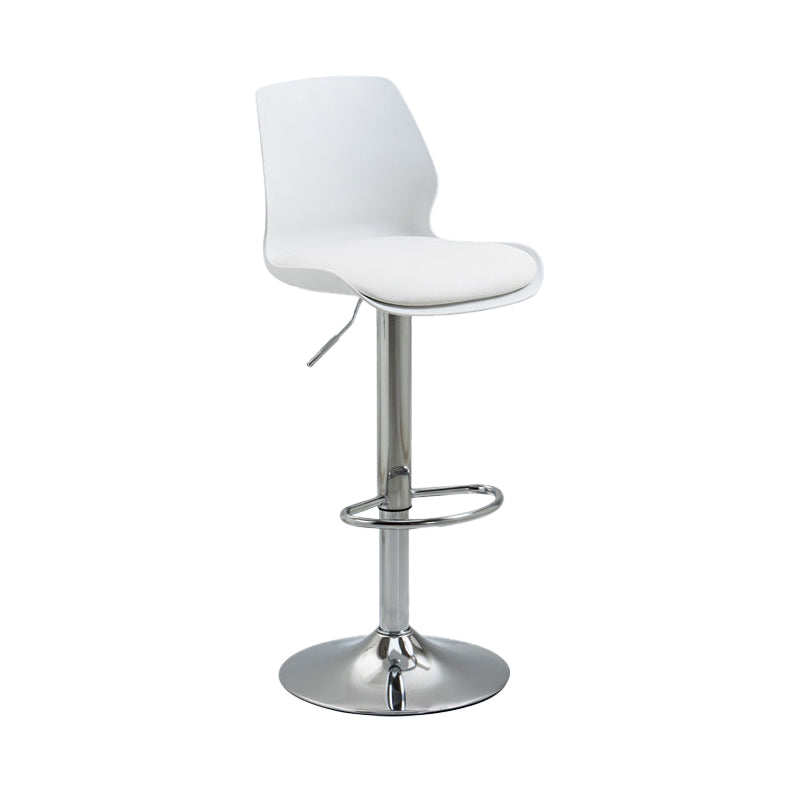 Adjustable Height Metal Plastic Counter Stools Swivel Scandinavian Bar Stools (Set of 3)