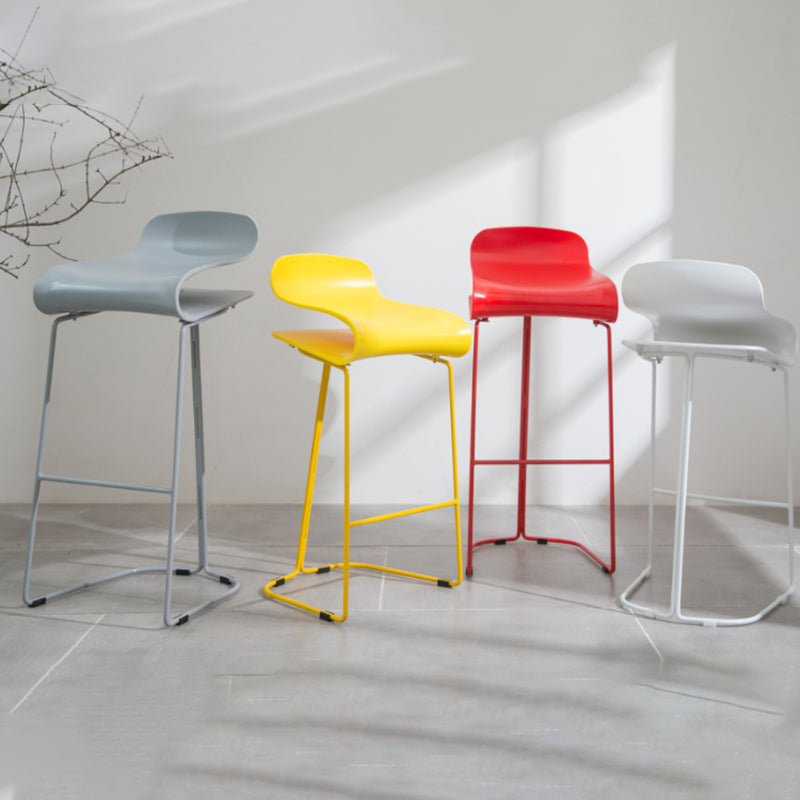 Scandinavian Style Bar-stool with PP Seat Counter Stools for Kitchen