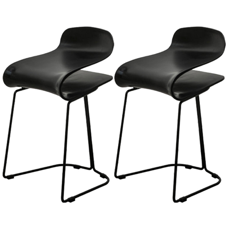 Scandinavian Style Bar-stool with PP Seat Counter Stools for Kitchen