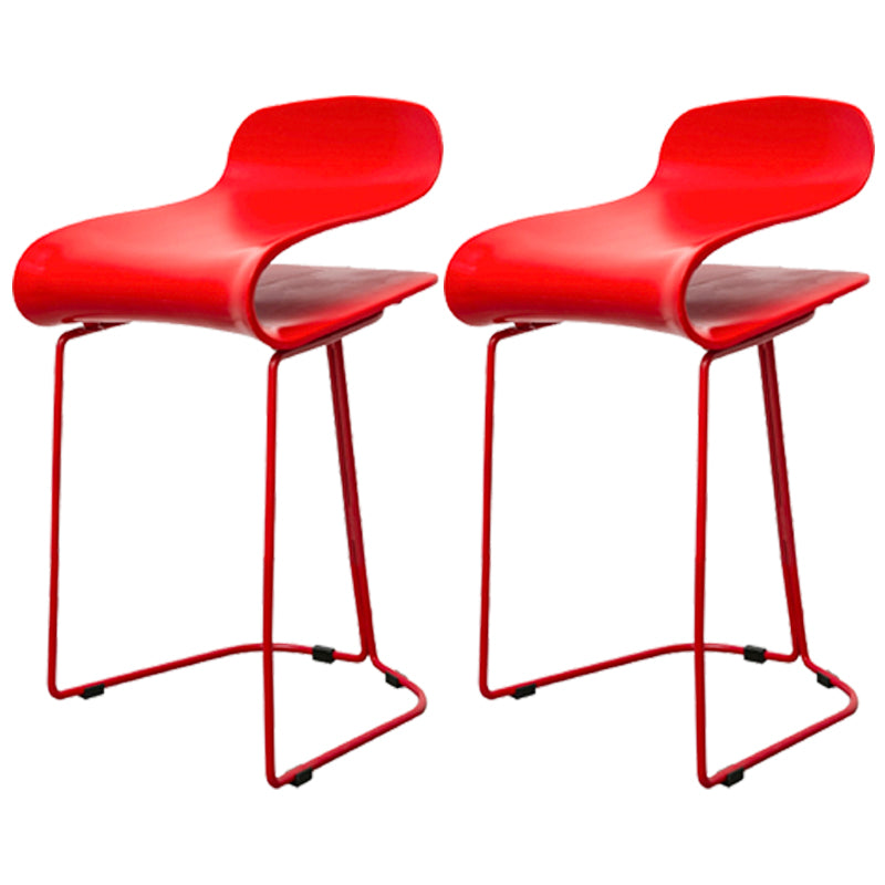 Scandinavian Style Bar-stool with PP Seat Counter Stools for Kitchen
