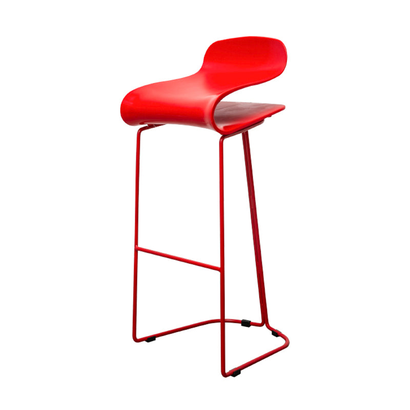 Scandinavian Style Bar-stool with PP Seat Counter Stools for Kitchen