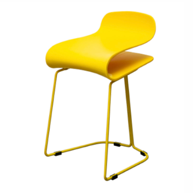 Scandinavian Style Bar-stool with PP Seat Counter Stools for Kitchen
